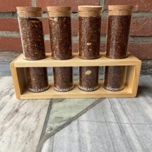Gift set 5-delig 'Tammie' - glazen set gevuld met thee naar keuze