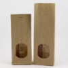 Kraft blokbodemzakjes - 70x40x205 mm